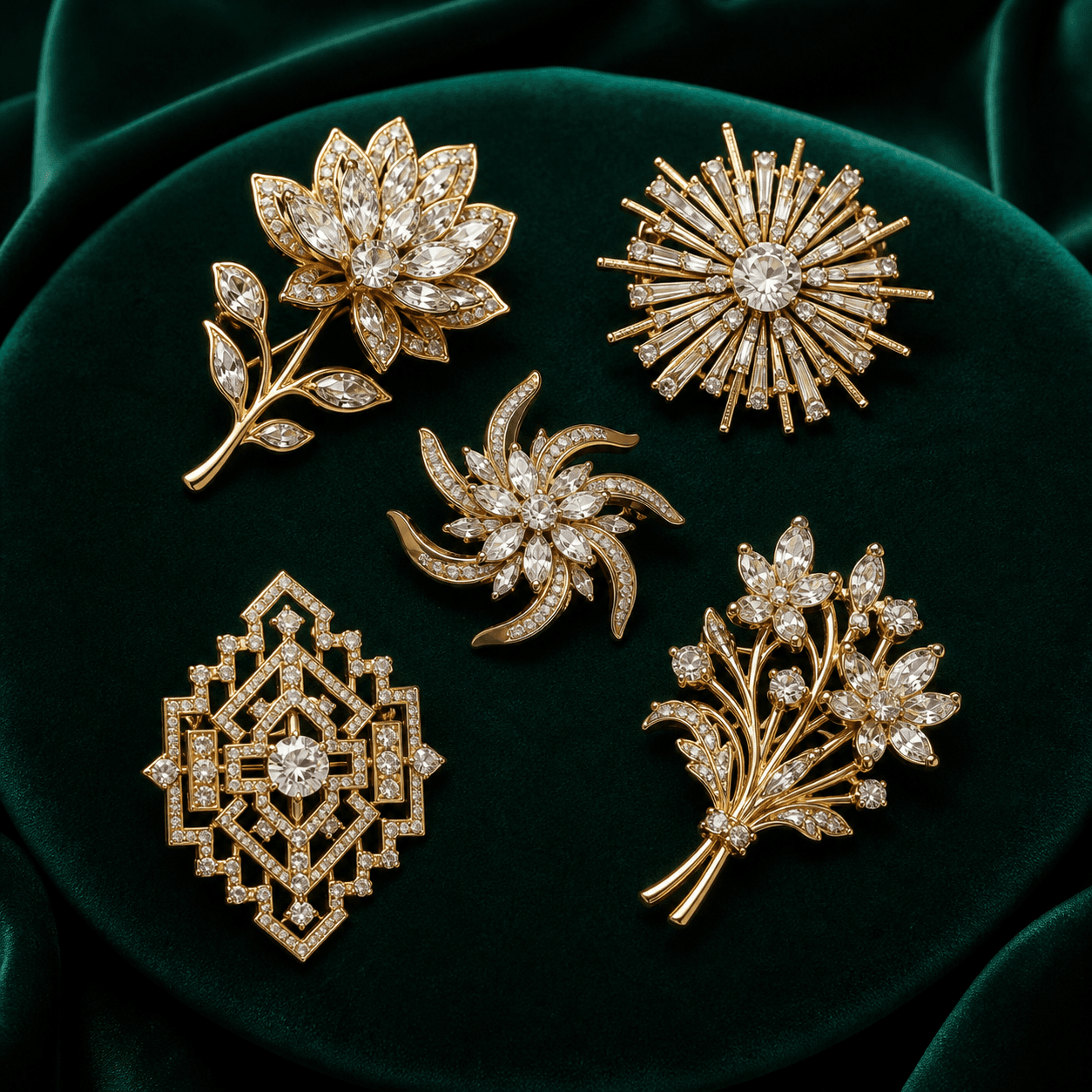 Brooches in Jewellery